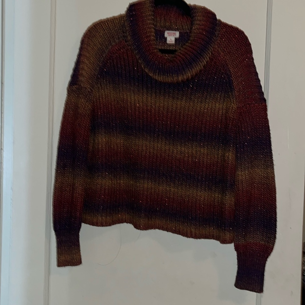 Mossimo cowl neck oversized cropped sweater